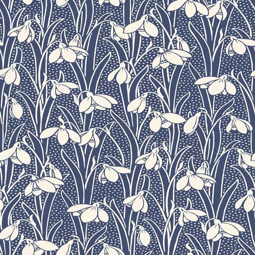 Hesketh - Dark Blue -Hesketh House Liberty Fabric Felt 04775656W