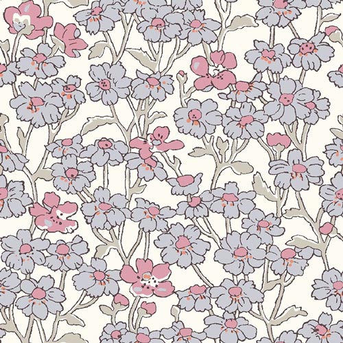 Chiltern Hill - Pink -Hesketh House Liberty Cotton Fabric 04775658Y