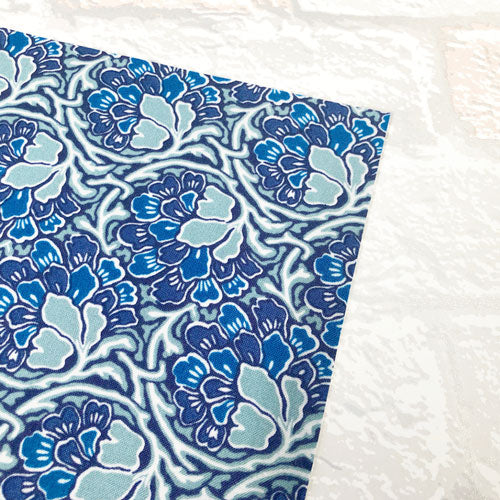 Dianthus Dreams - Blue -Hesketh House Liberty Fabric Felt 04775649X