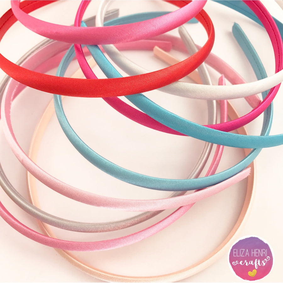 Satin Alice Hair Bands - Eliza Henri Craft Supply