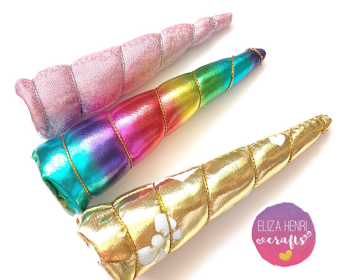 Luxury 5" Unicorn Horns - Eliza Henri Craft Supply