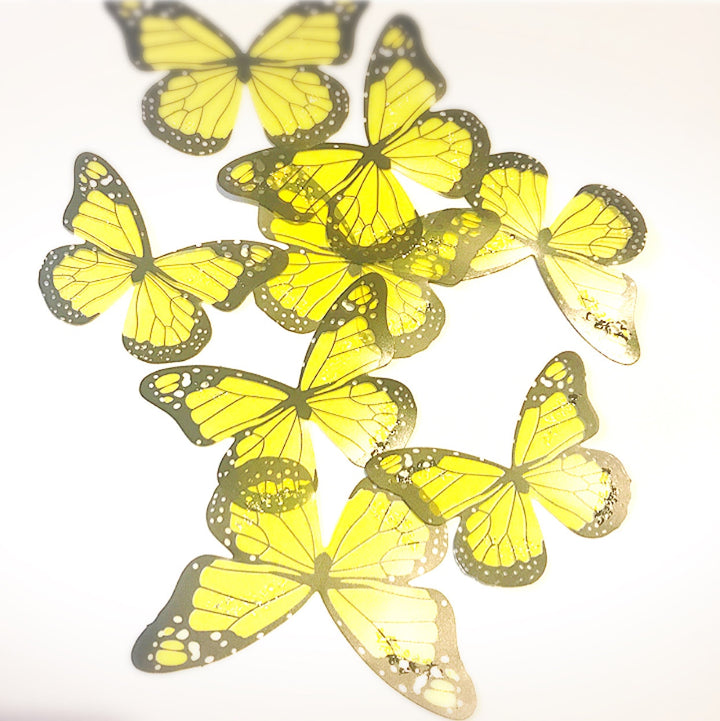 Butterfly Wing 3D Embellishments - Eliza Henri Craft Supply