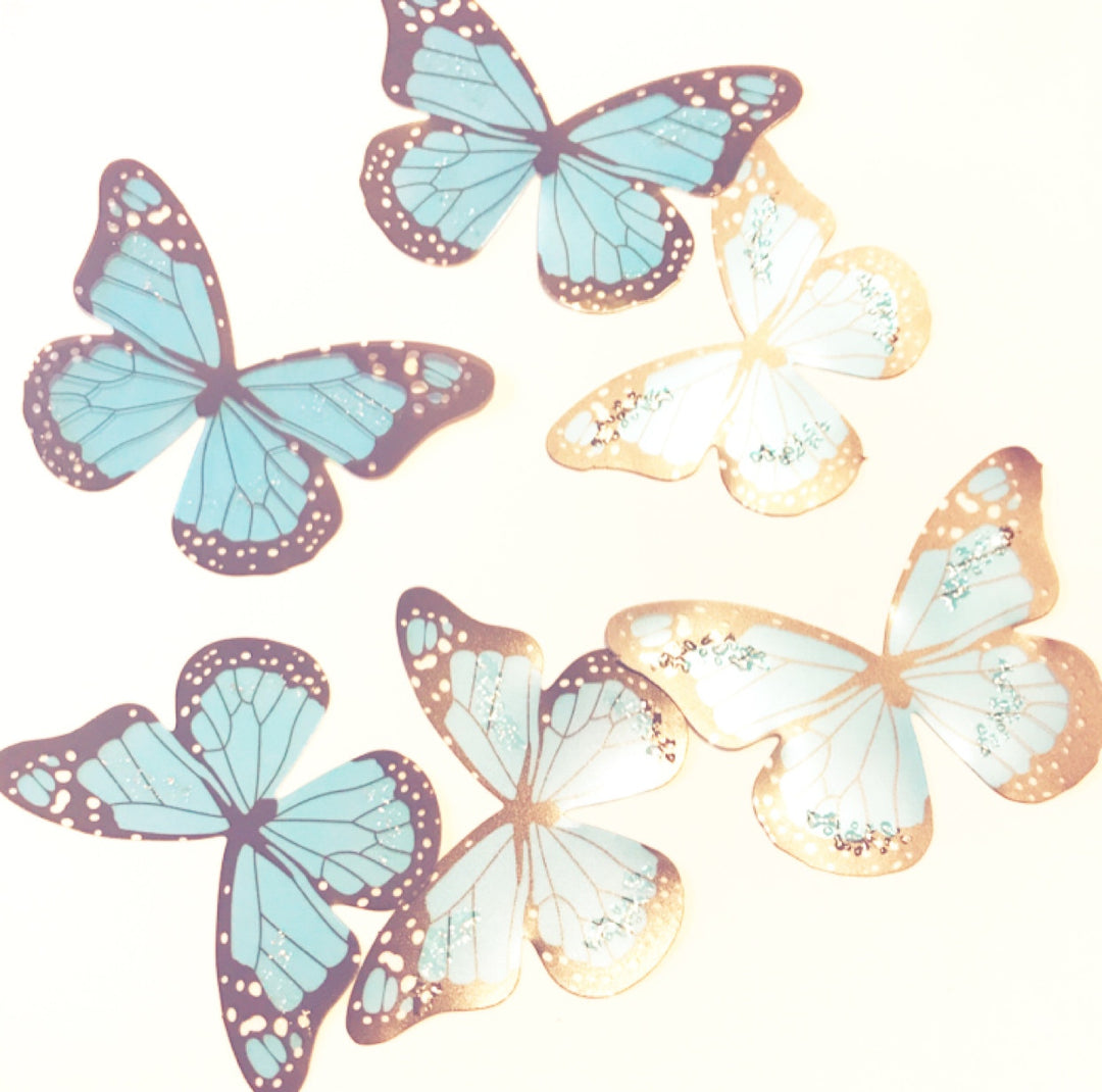 Butterfly Wing 3D Embellishments - Eliza Henri Craft Supply