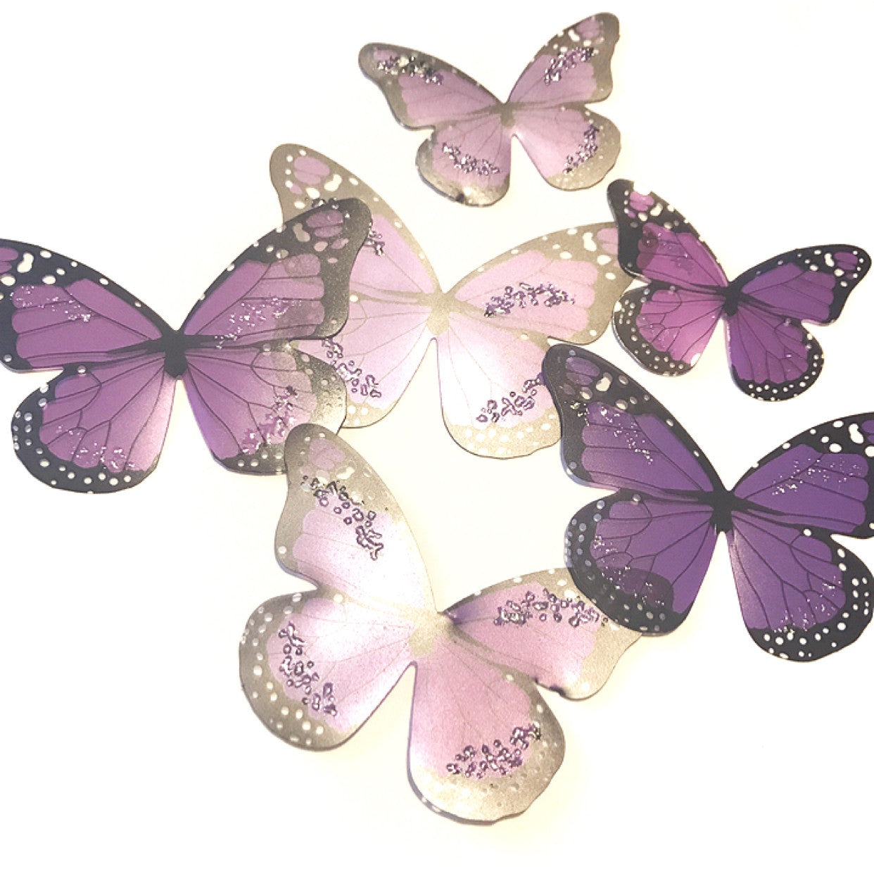 Butterfly Wing 3D Embellishments - Eliza Henri Craft Supply