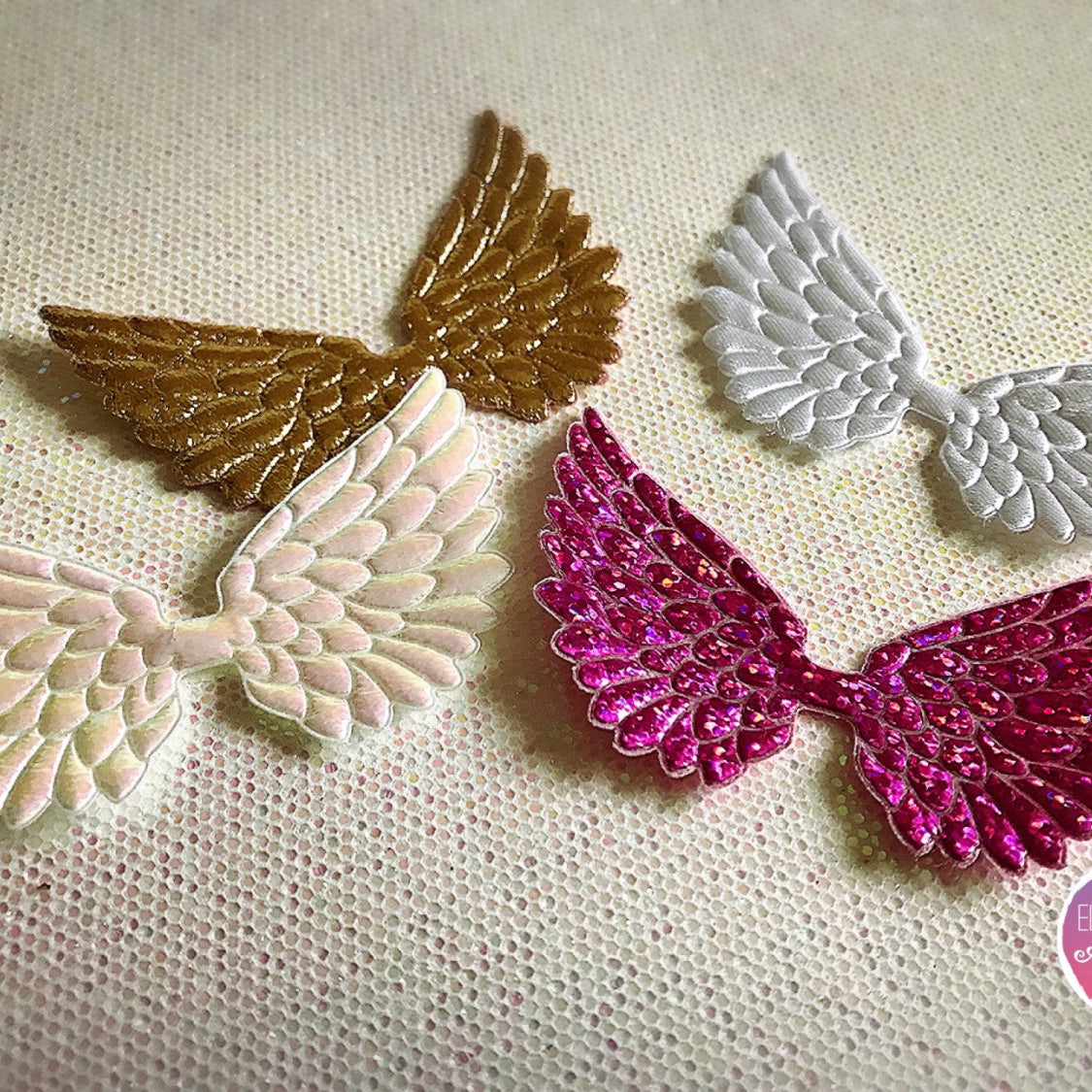 Beautiful Angel Wing Embellishments - Eliza Henri Craft Supply