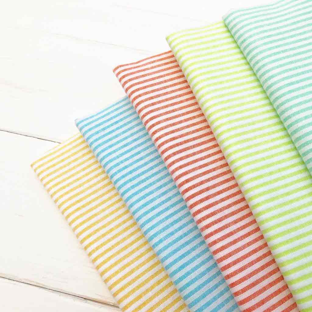 candy stripes chambray fabric