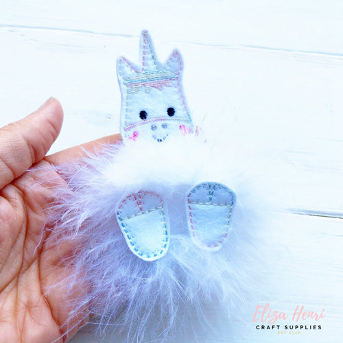 Upsy Unicorn- Fluffy Fur Baby Felties