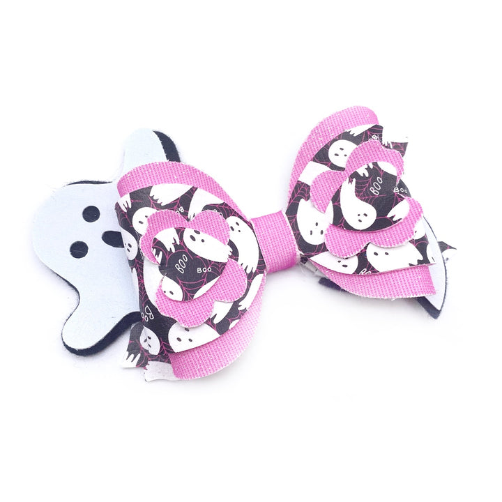 Spooky Ghoul Gang Ghostie Hair Clip Bow Template SVG/PDF