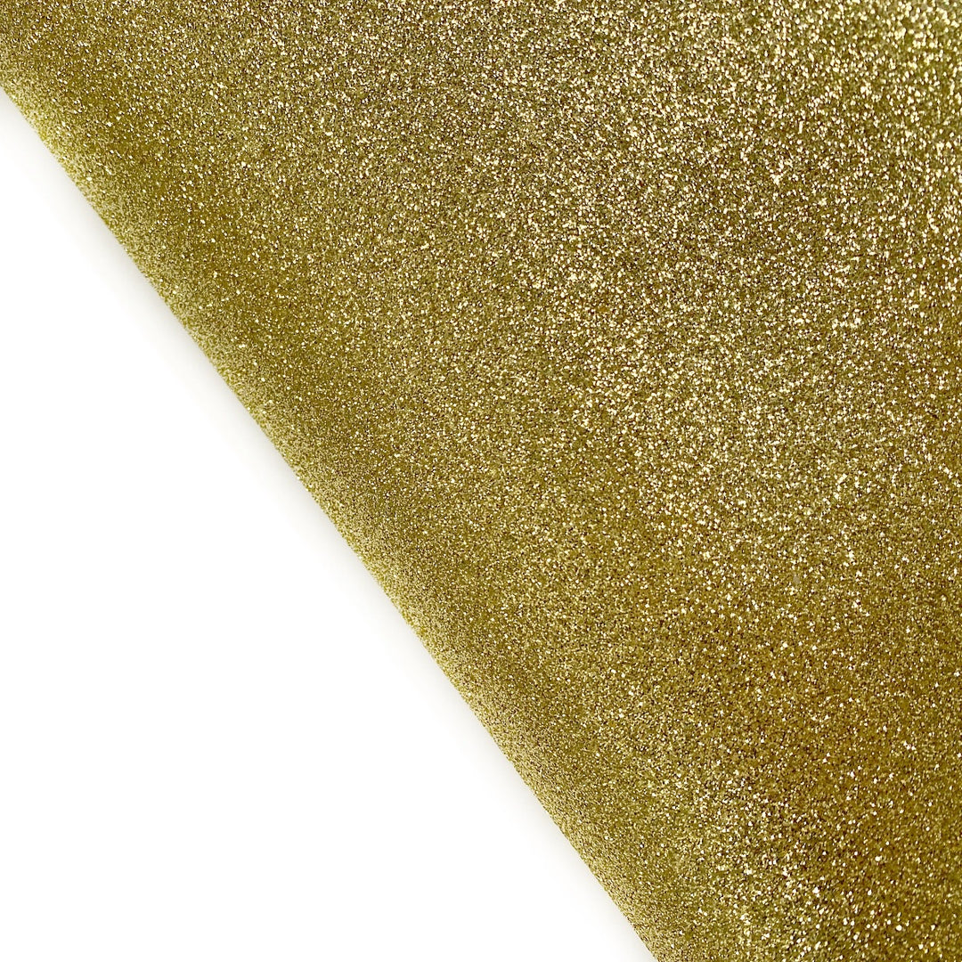 Gold Lux Premium Fine Glitter Fabric