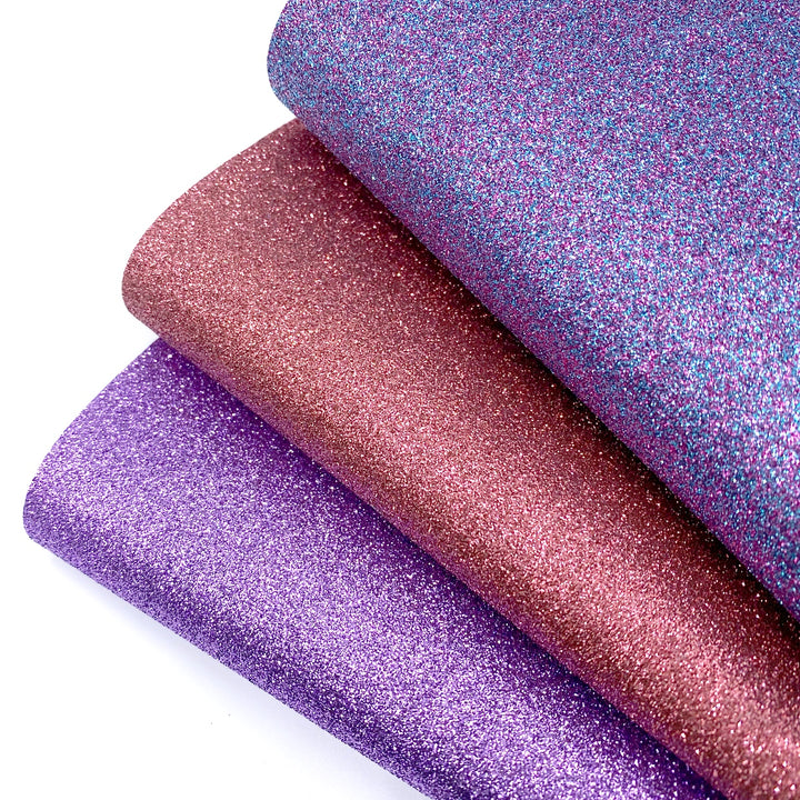 Dusky Lilac Lux Premium Fine Glitter Fabric