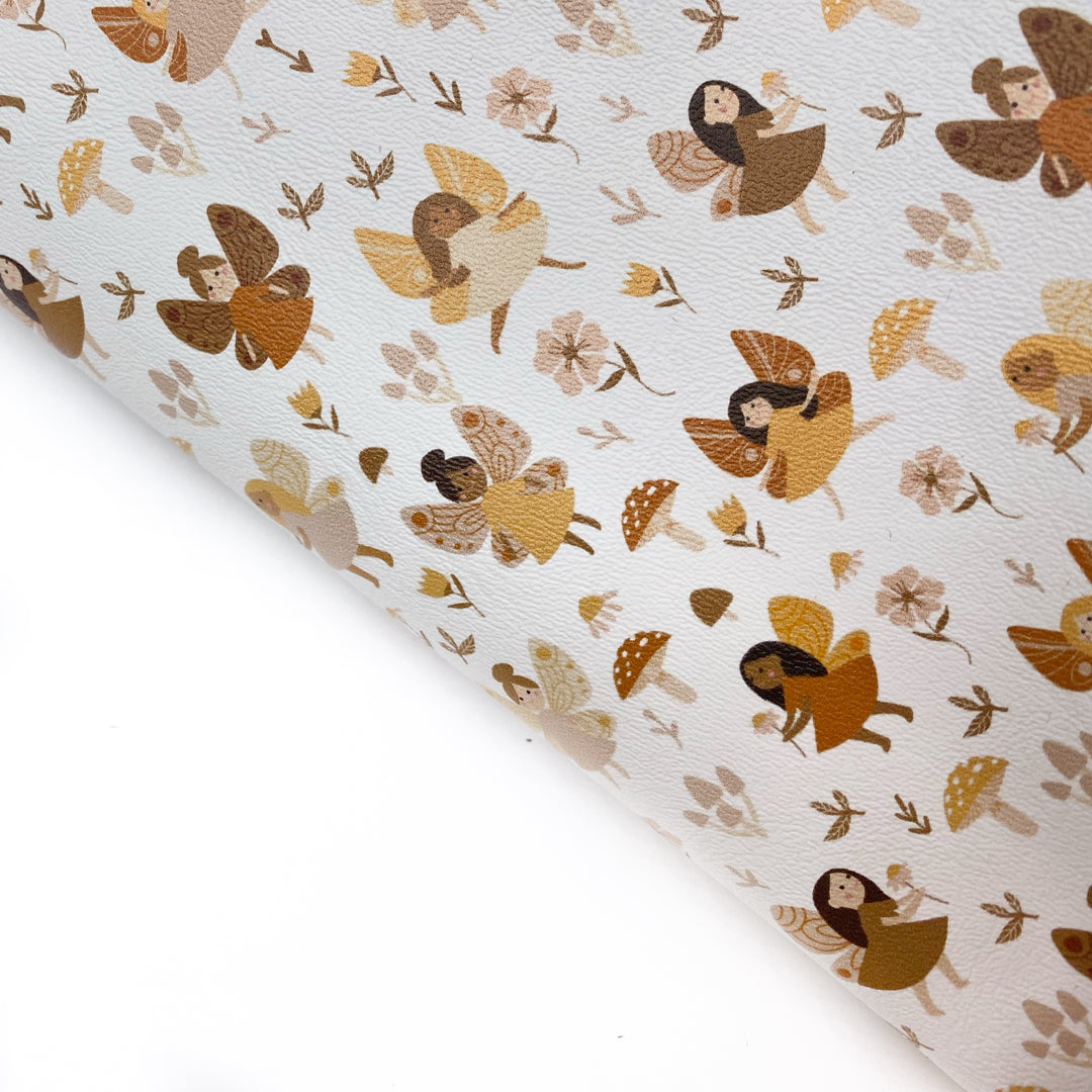 Fairy Friends Premium Faux Leather Fabric Sheets