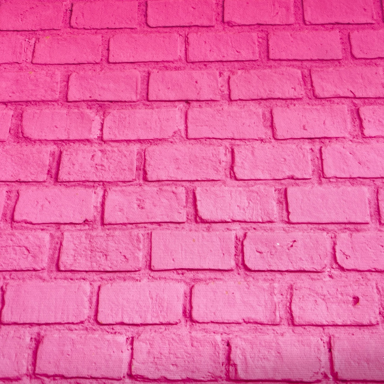 Hot Pink Brick Wall Effect Canvas Photography Background