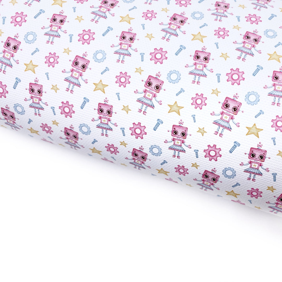 Girlie Robots Lux Premium Canvas Bow Fabrics