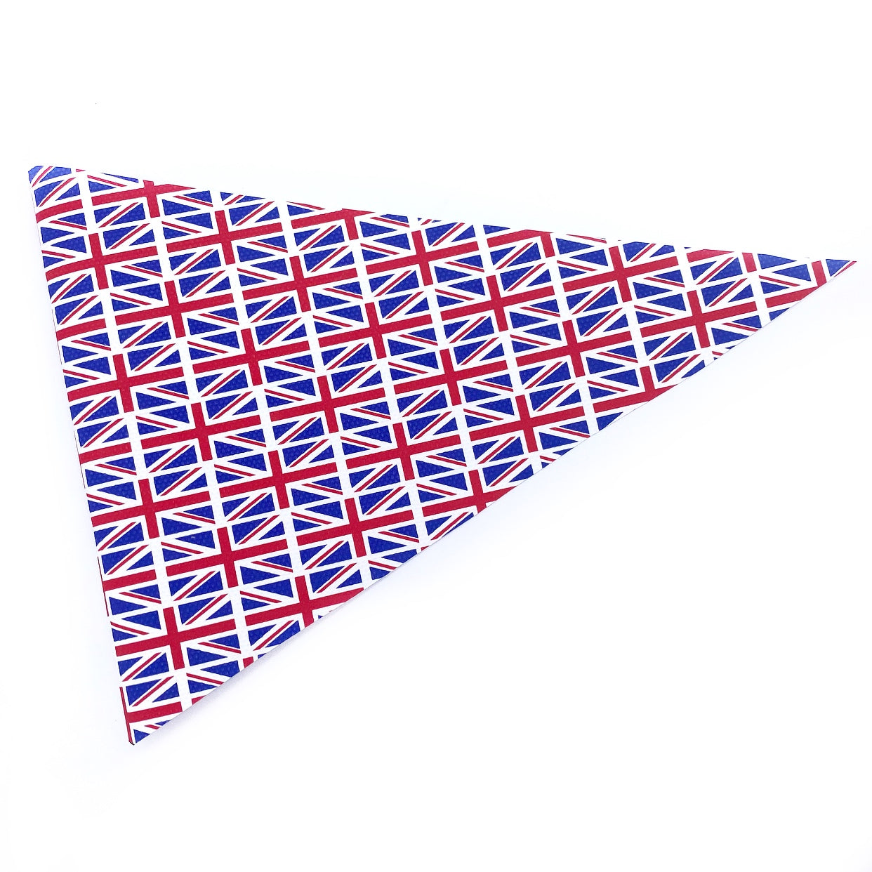 Union Jack Flag/Bunting Horizontal Lux Premium Printed Fabric- 3 per sheet