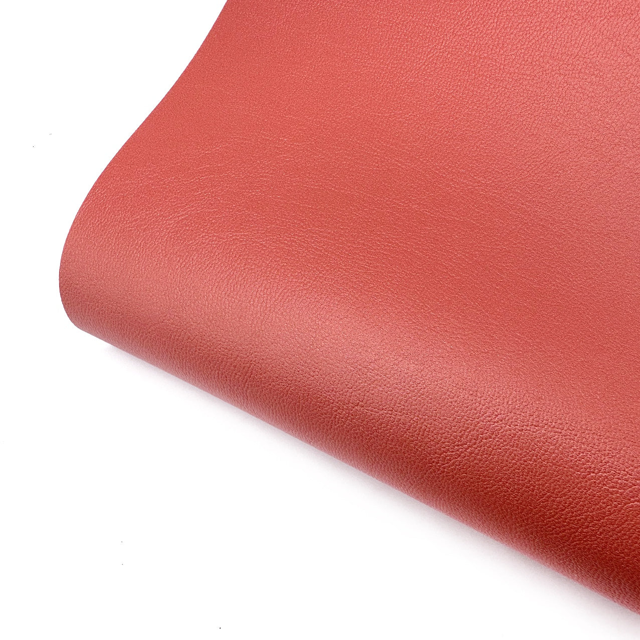 Coral Reef Core Colour Premium Faux Leather Fabric Sheets