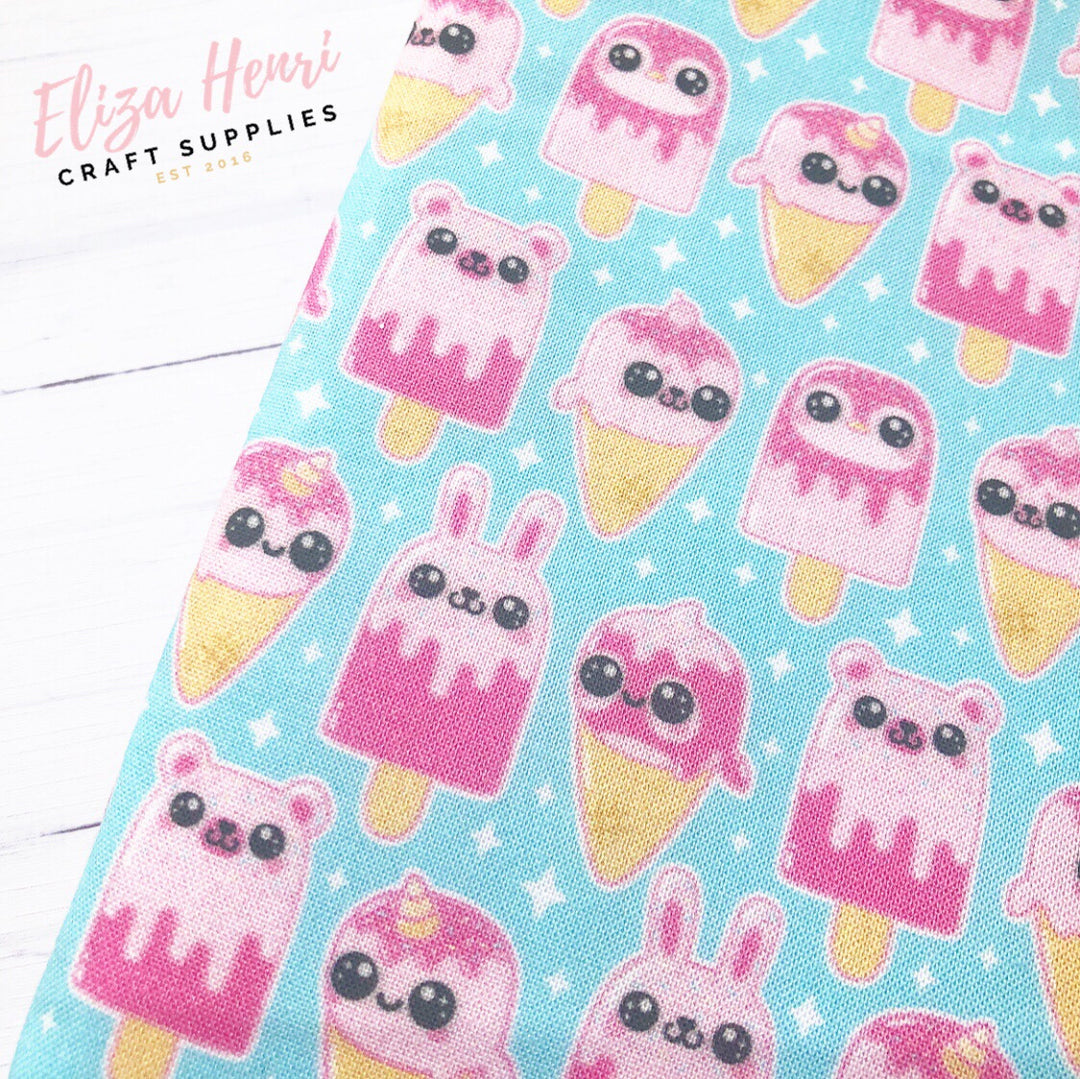 Pink Kawaii Lolly & Ice Creams Artisan Fabric Felt