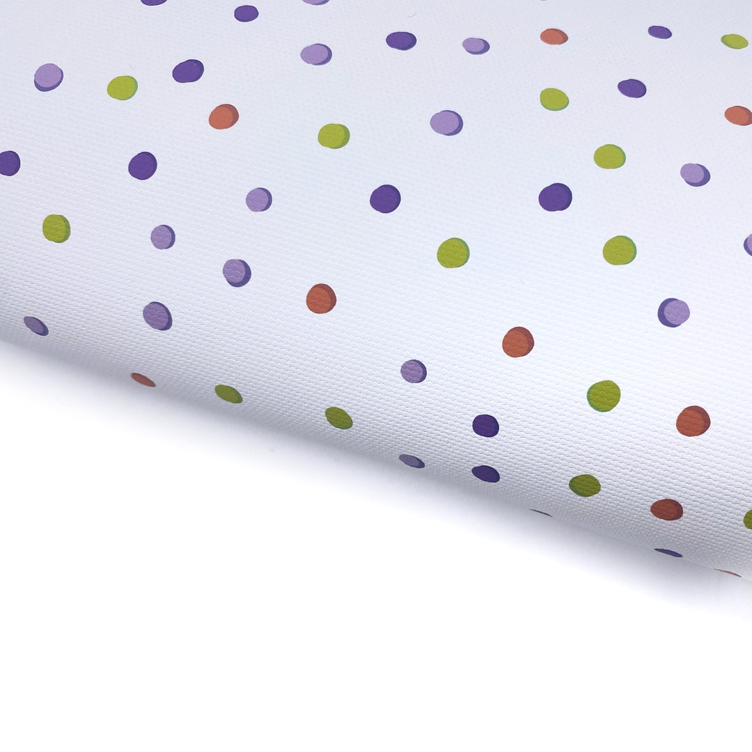 Halloween Dotty Lux Premium Canvas Bow Fabrics