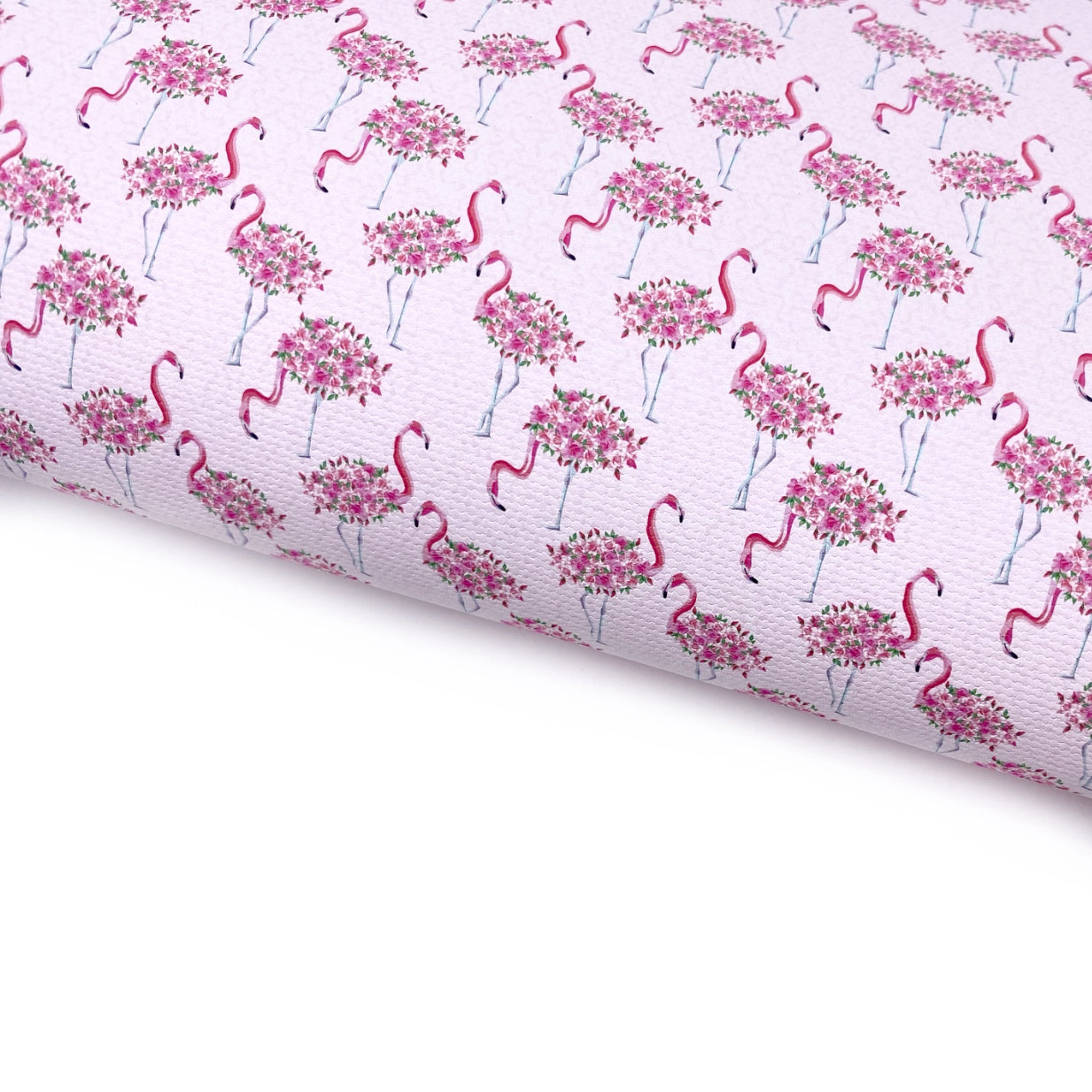 Floral Flamingo Lux Premium Printed Bow Fabrics