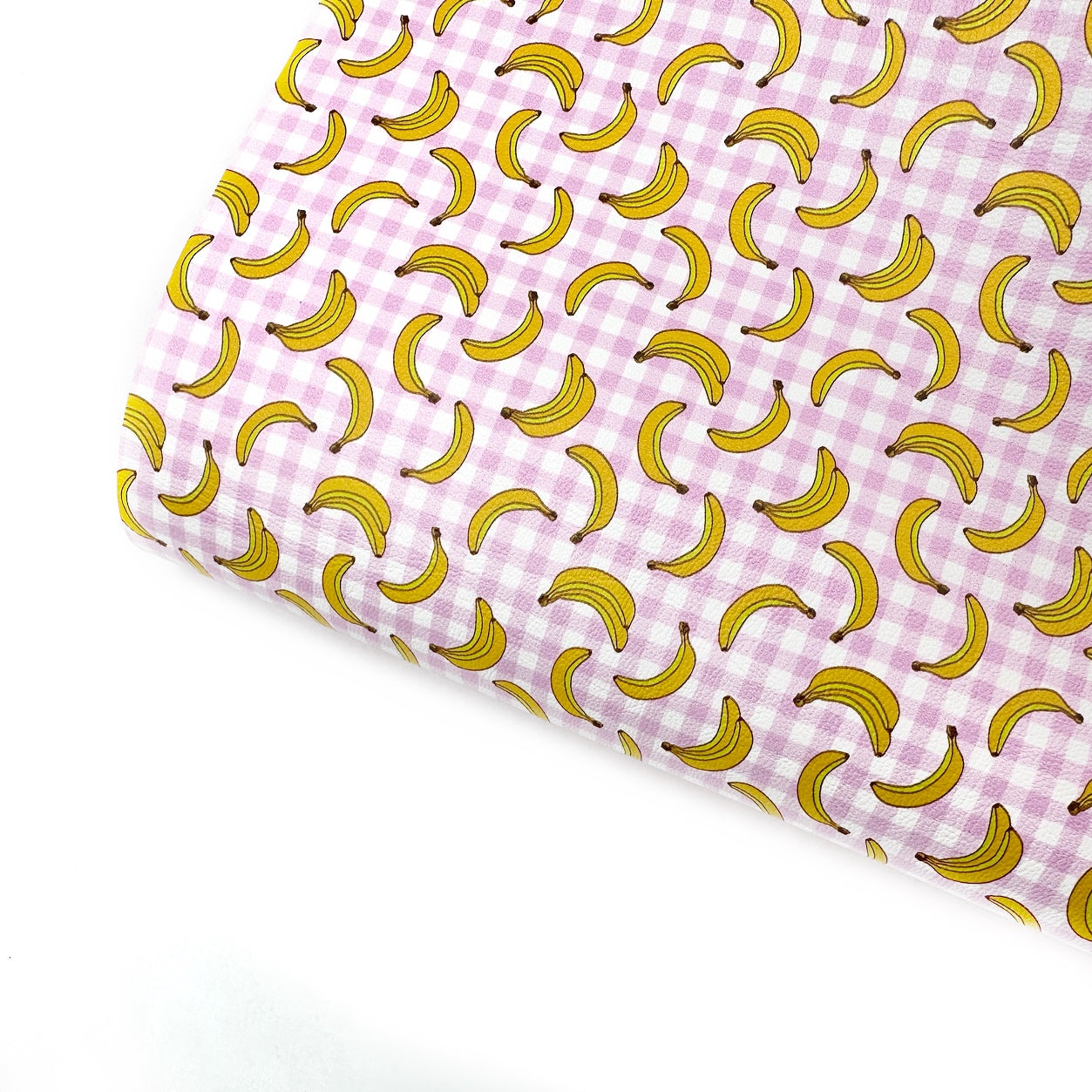 Banana- Drama Premium Faux Leather Fabric Sheets