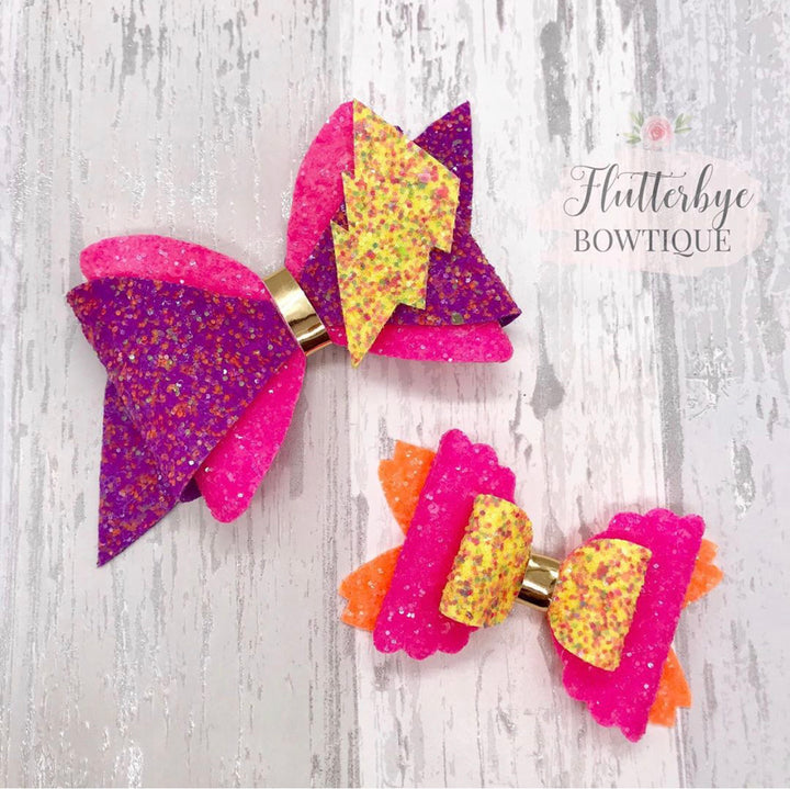 Elektra Hair Bow Template 5'', 4”, 3”, 2.5” & 2”