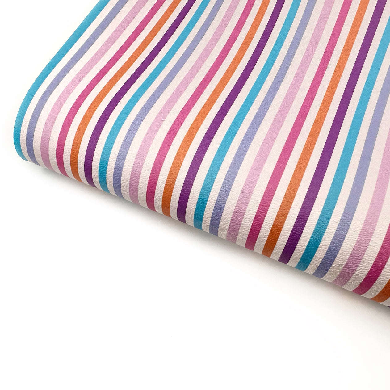 Party Stripes Premium Faux Leather Fabric Sheets