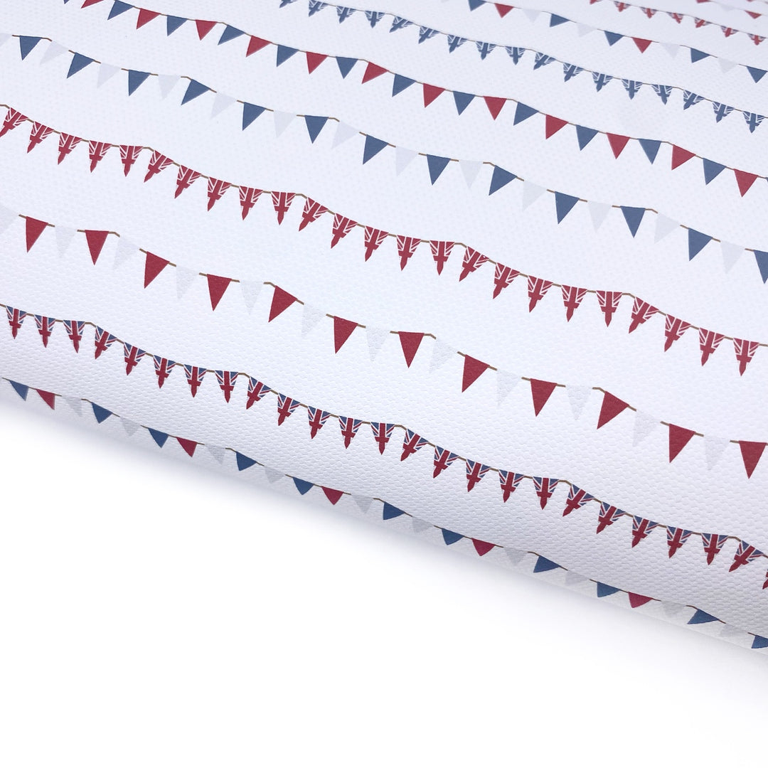 Royal Bunting Lux Premium Printed Bow Fabric