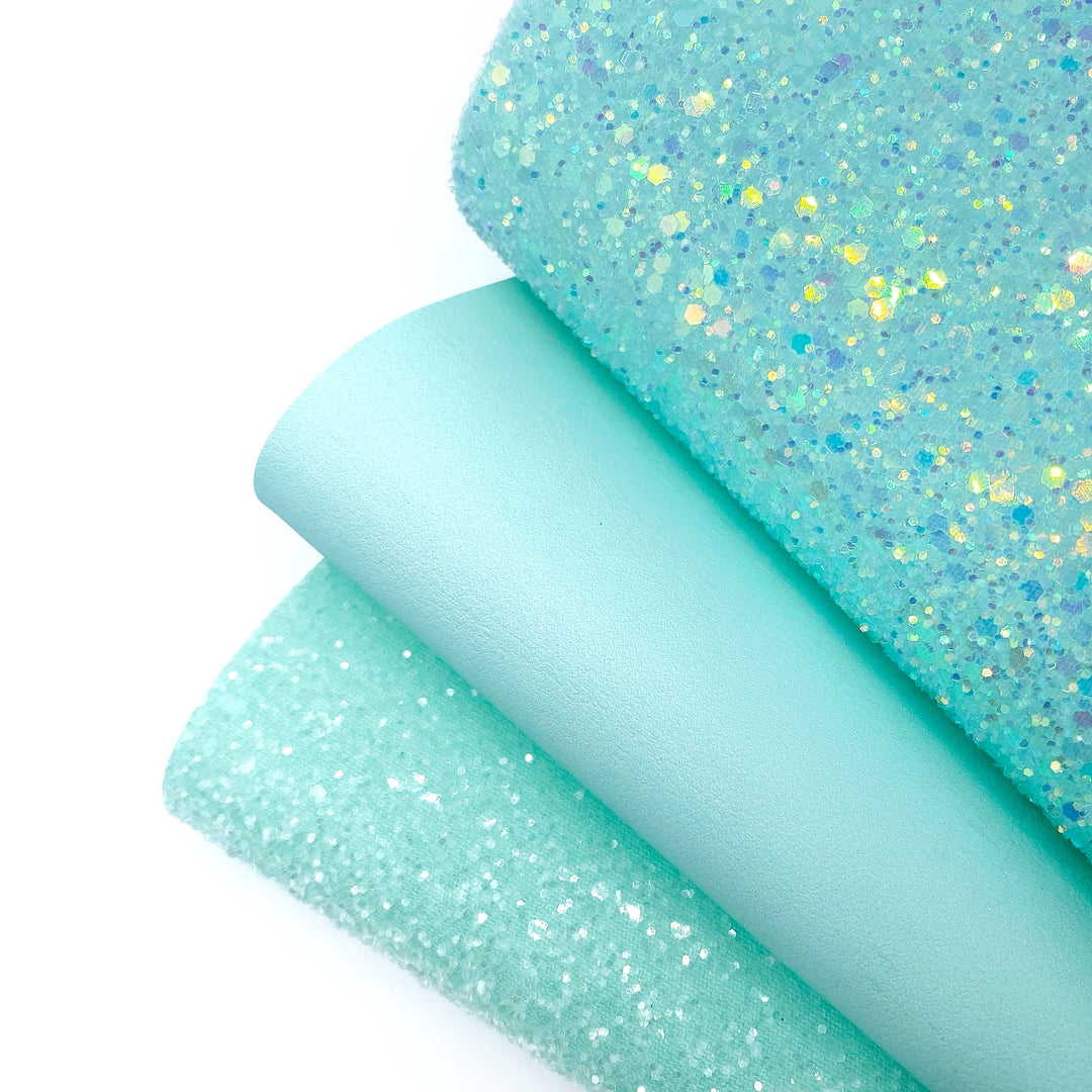 Mint Core Glitter Trio