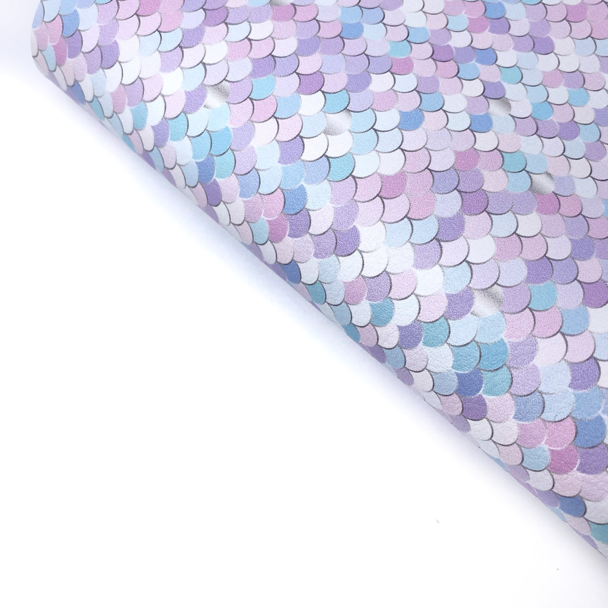 Diamond Mermaid Premium Faux Leather Fabric Sheets
