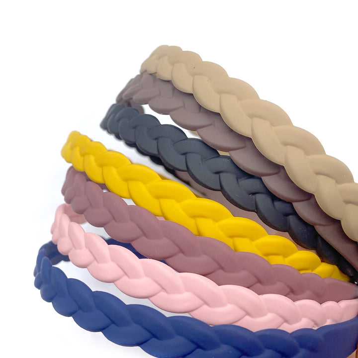 Braided Coloured Hair bands