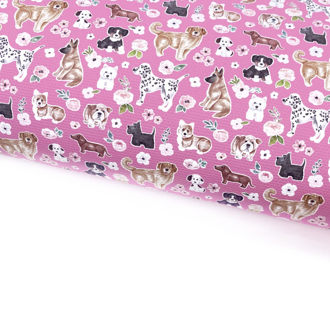 Doggie Friends Lux Premium Canvas Bow Fabrics