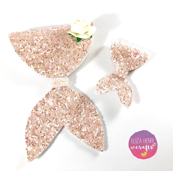 Mila the Mermaid Official Bow Die cutter- 2 sizes on 1 -PRE ORDER