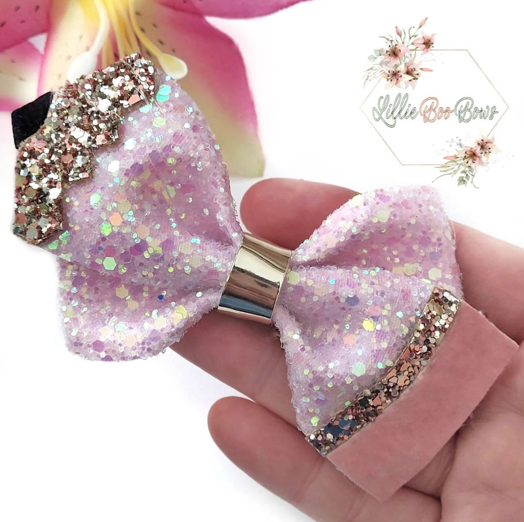 Exclusive Garnet Pencil 3.5” Pinch Bow Hair Template