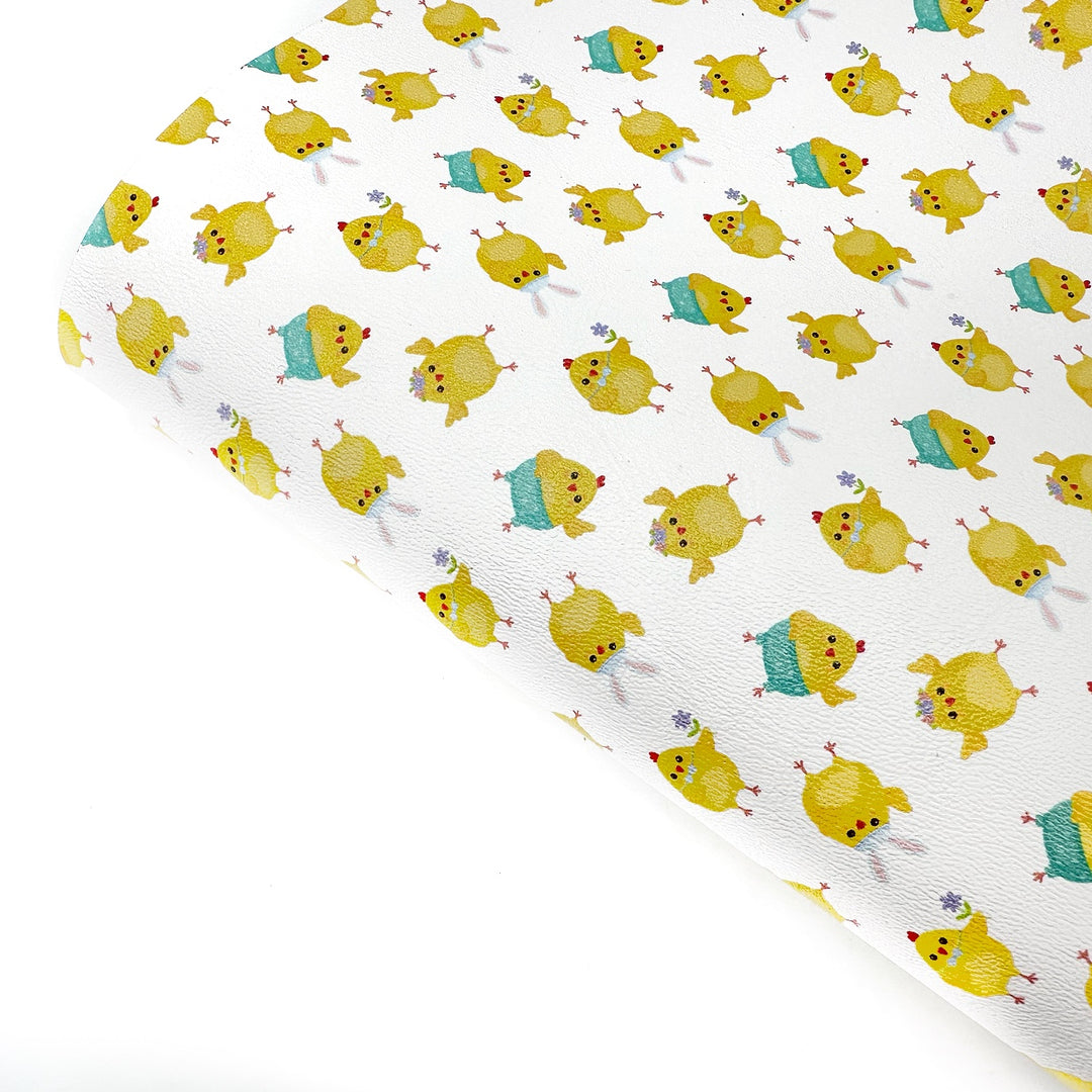 Silly Chicks Premium Faux Leather Fabric Sheets