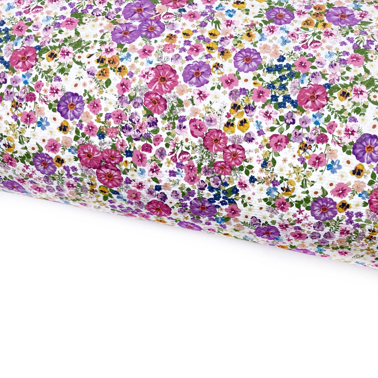 A Mothers Garden Floral Lux Premium Printed Bow Fabric