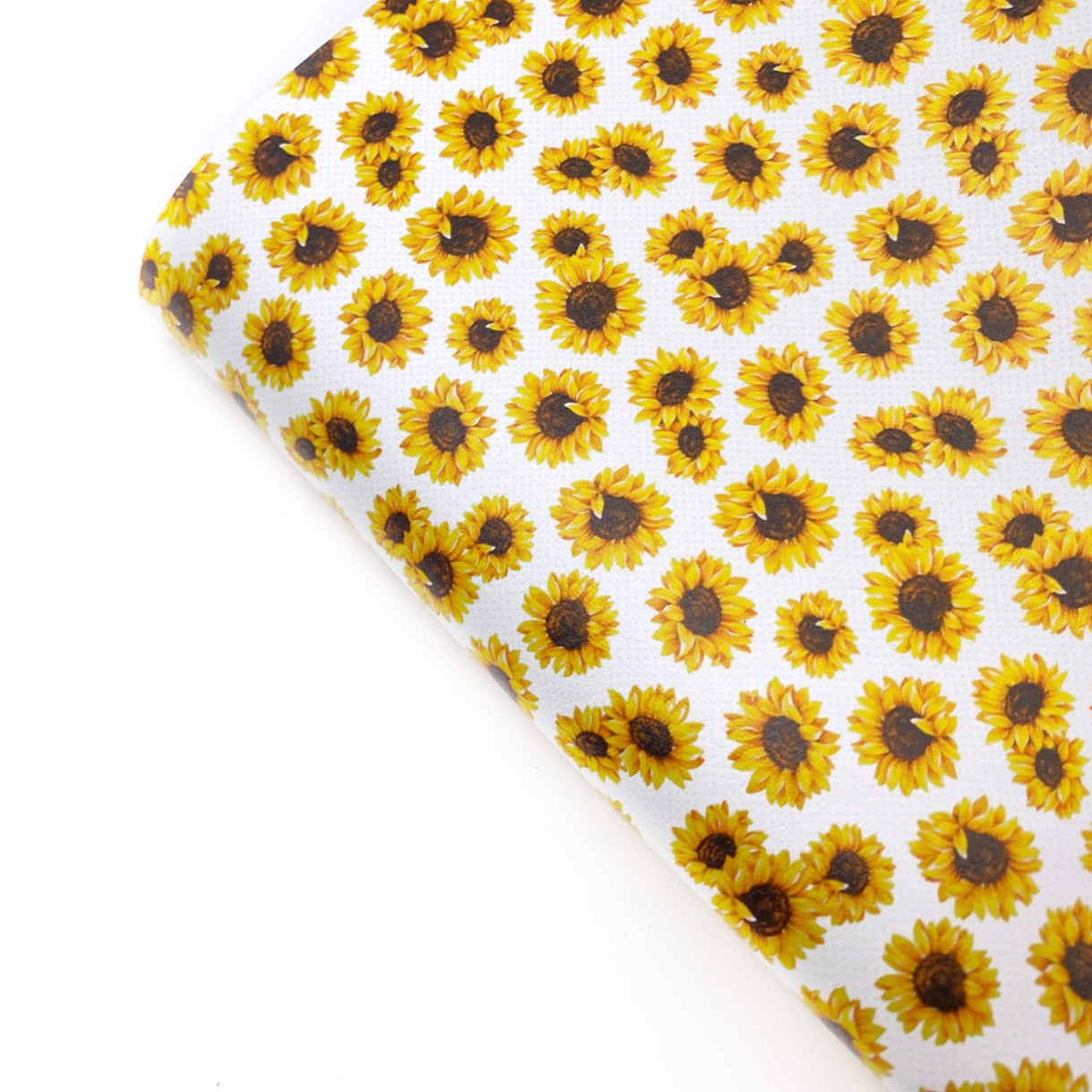 Darling Sunflower Premium Faux Leather Fabric Sheets