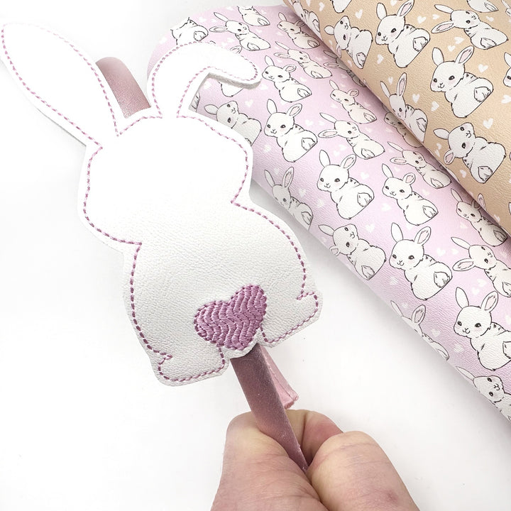 Sweet Bunny Tails Headband Slider Felties