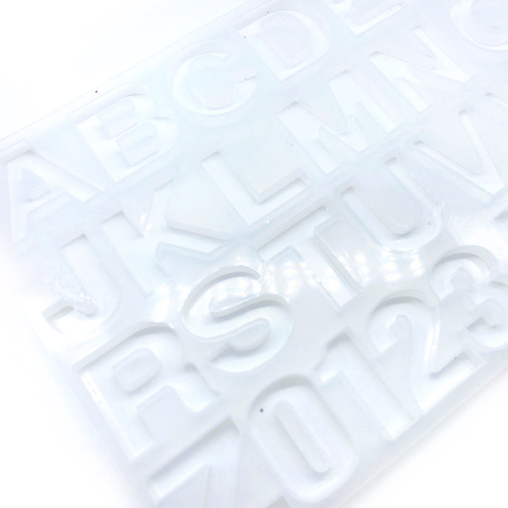 Large Alphabet Letter & Numbers Moulds