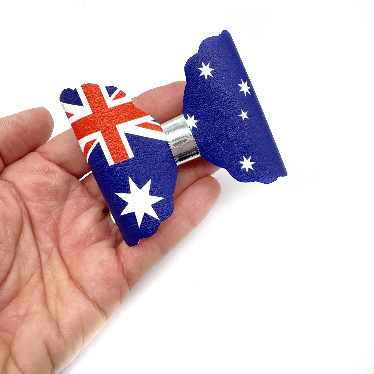 Australian Flag 4” Create your own Personalised Rhaya Bow Loops