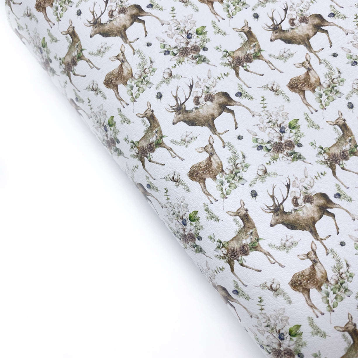 Oh Deer Premium Faux Leather Fabric Sheets