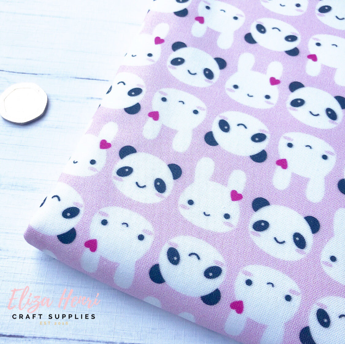 Cute Baby Rabbits & Pandas Artisan Fabric Felt
