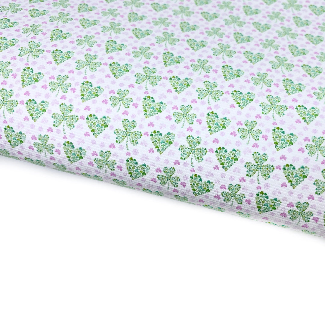 Love the Shamrock Lux Premium Printed Bow Fabrics