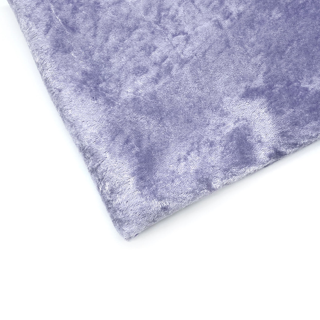 Lush Lilac Crushed Velvet Fabric