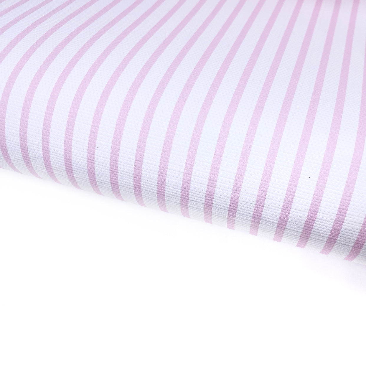 Light Candyfloss Pink Candy Stripe Lux Premium Printed Bow Fabric