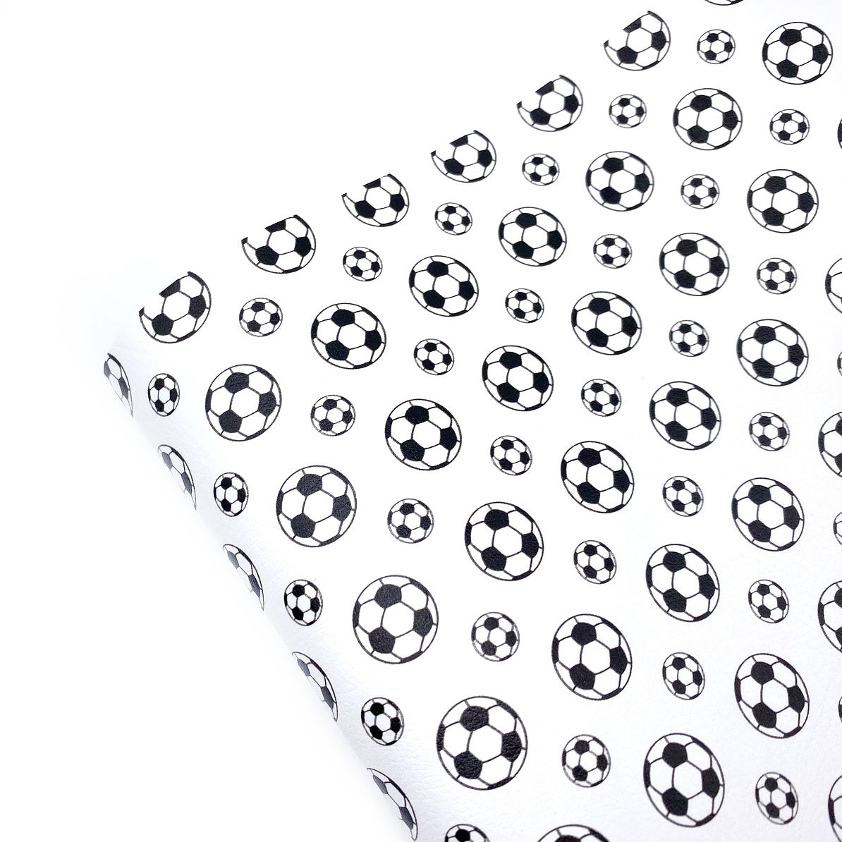 Footballer Premium Faux Leather Fabric Sheets