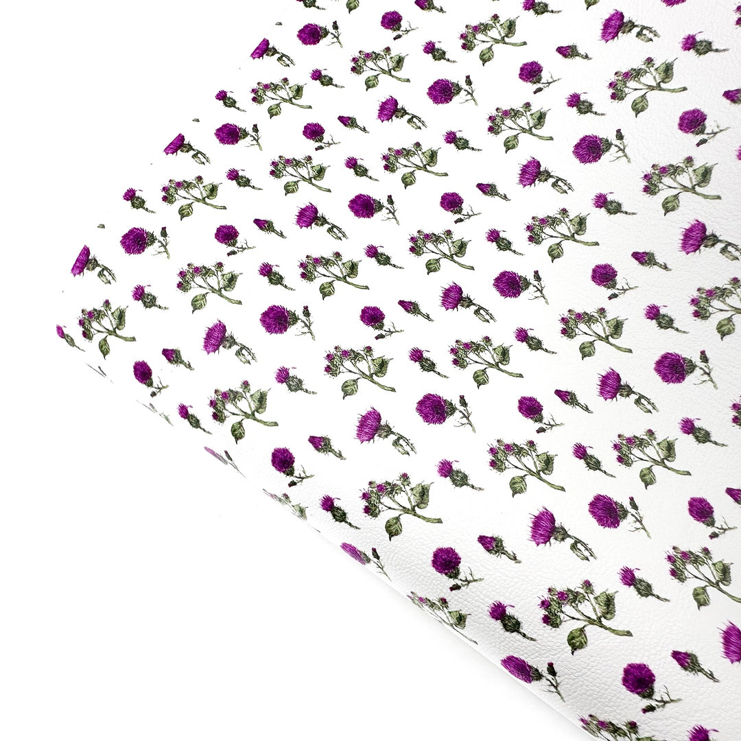 Oh pretty Thistle Premium Faux Leather Fabric Sheets