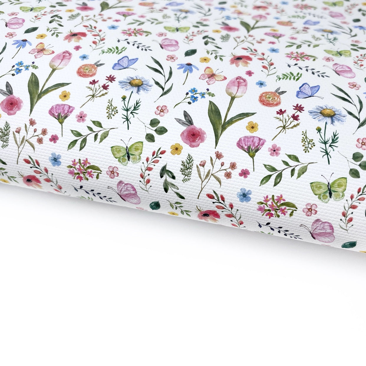 Butterfly Meadow Lux Premium Printed Bow Fabric