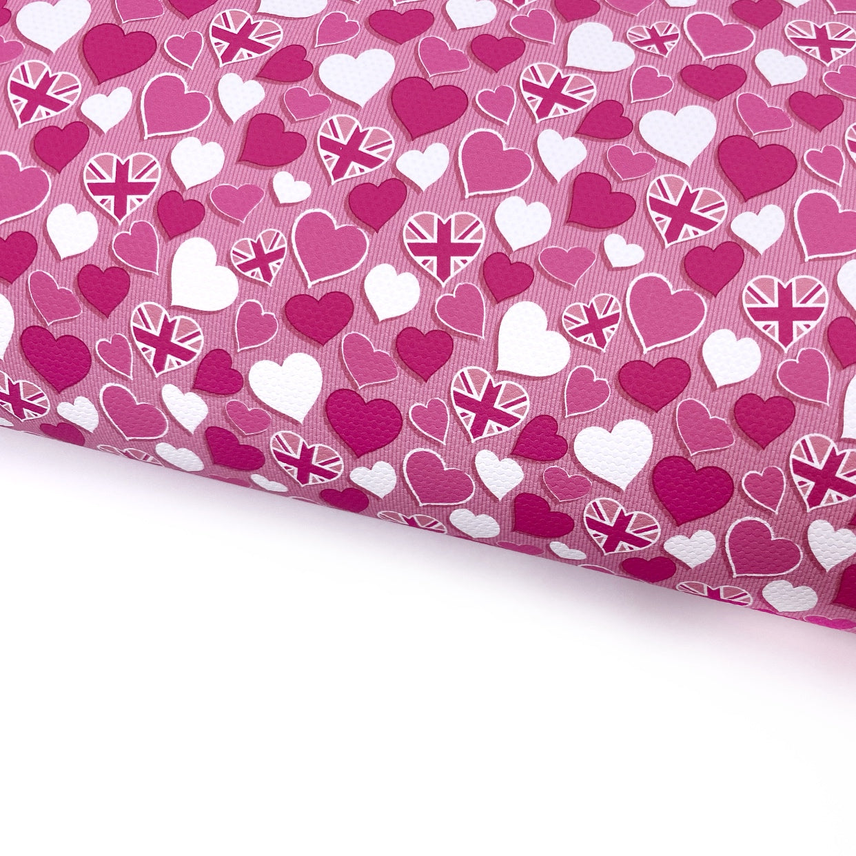 We love the UK Pink Lux Premium Printed Bow Fabric