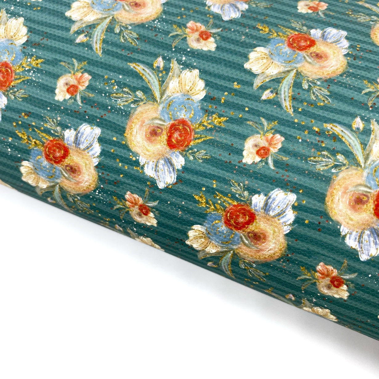 Autumn Fairy Floral Lux Premium Canvas Bow Fabrics