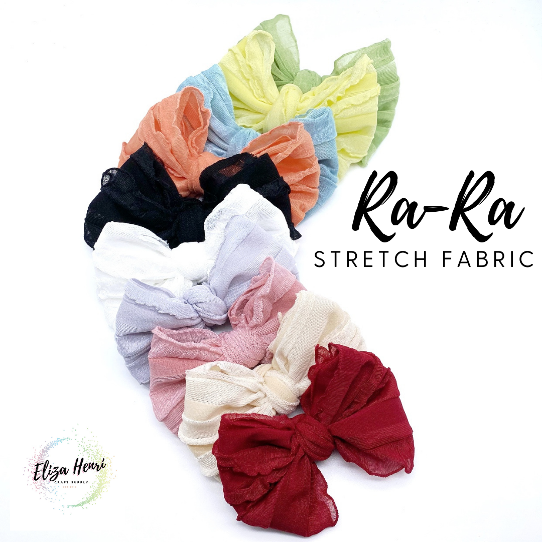 Ra-Ra Ruffles Stretch Fabric