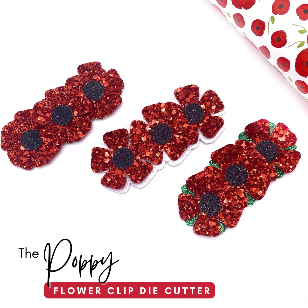The Poppy Flower Clip Die Cutter- PRE ORDER